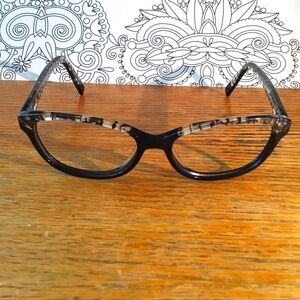 Furla Black Tortoiseshell Cat-Eye Glasses